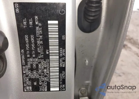 2023 Toyota 4Runner Trd Sport z USA, uszkodzony, nr VIN JTESU5JR0P6094102